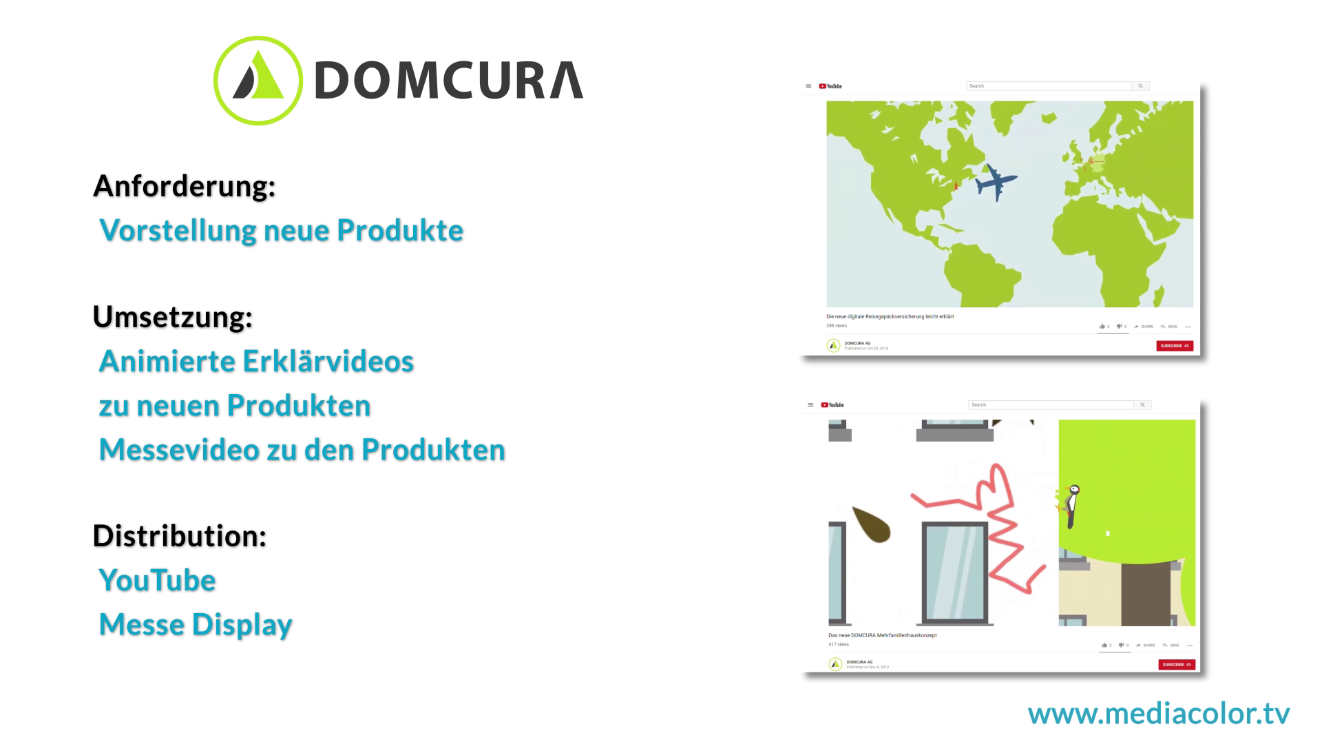 Erklärvideo Domcura, Explainer Docura