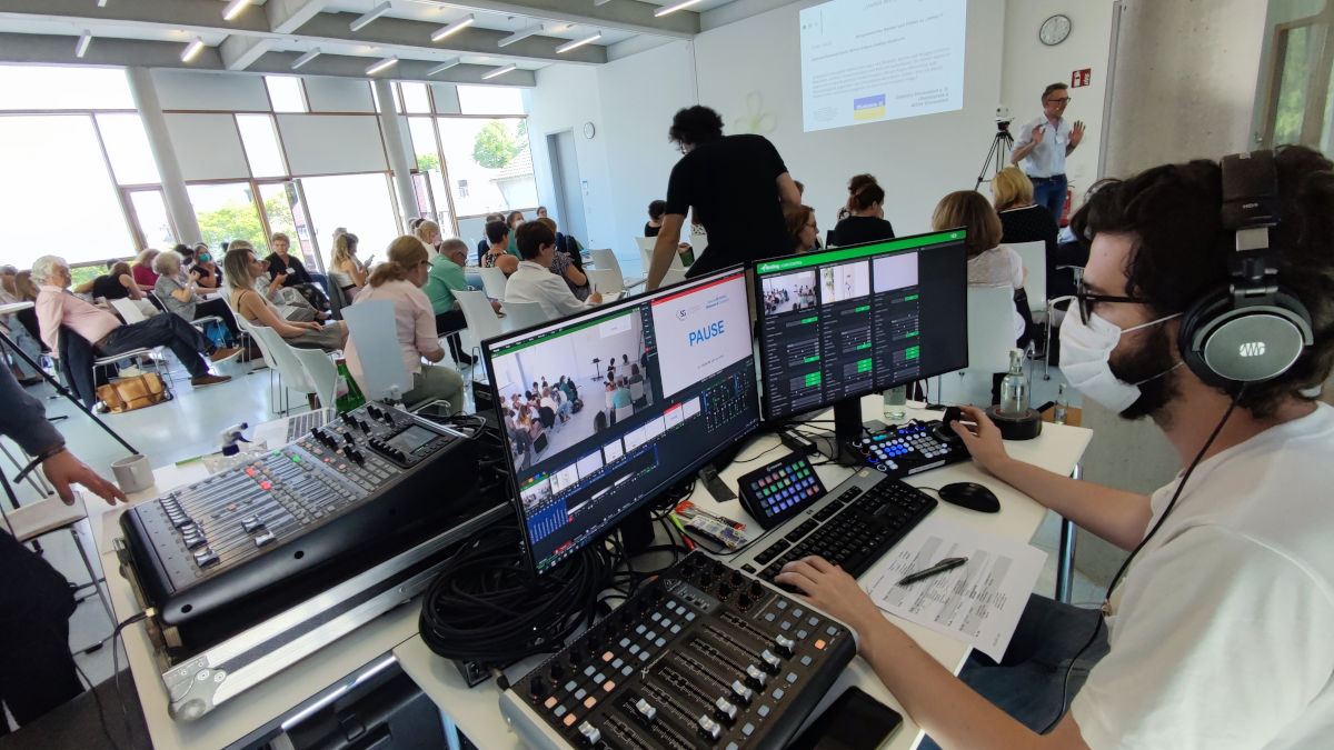 Hybrides Event Live Streaming, Webinar