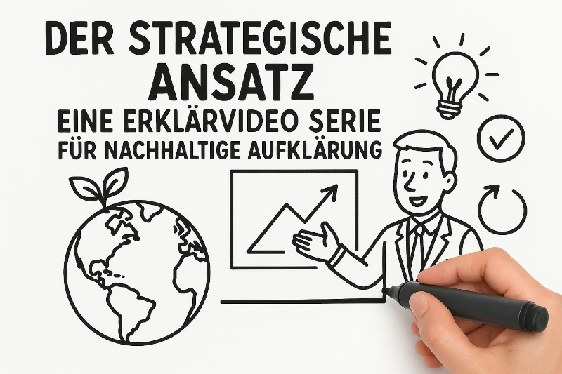 Strategische Erklärvideo Serie für nachhaltige Aufklärung – Wachstum und Konzept einer Erklärfilm Serien Produktion.